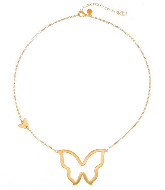 Fjäril Big Guld CU Jewellery