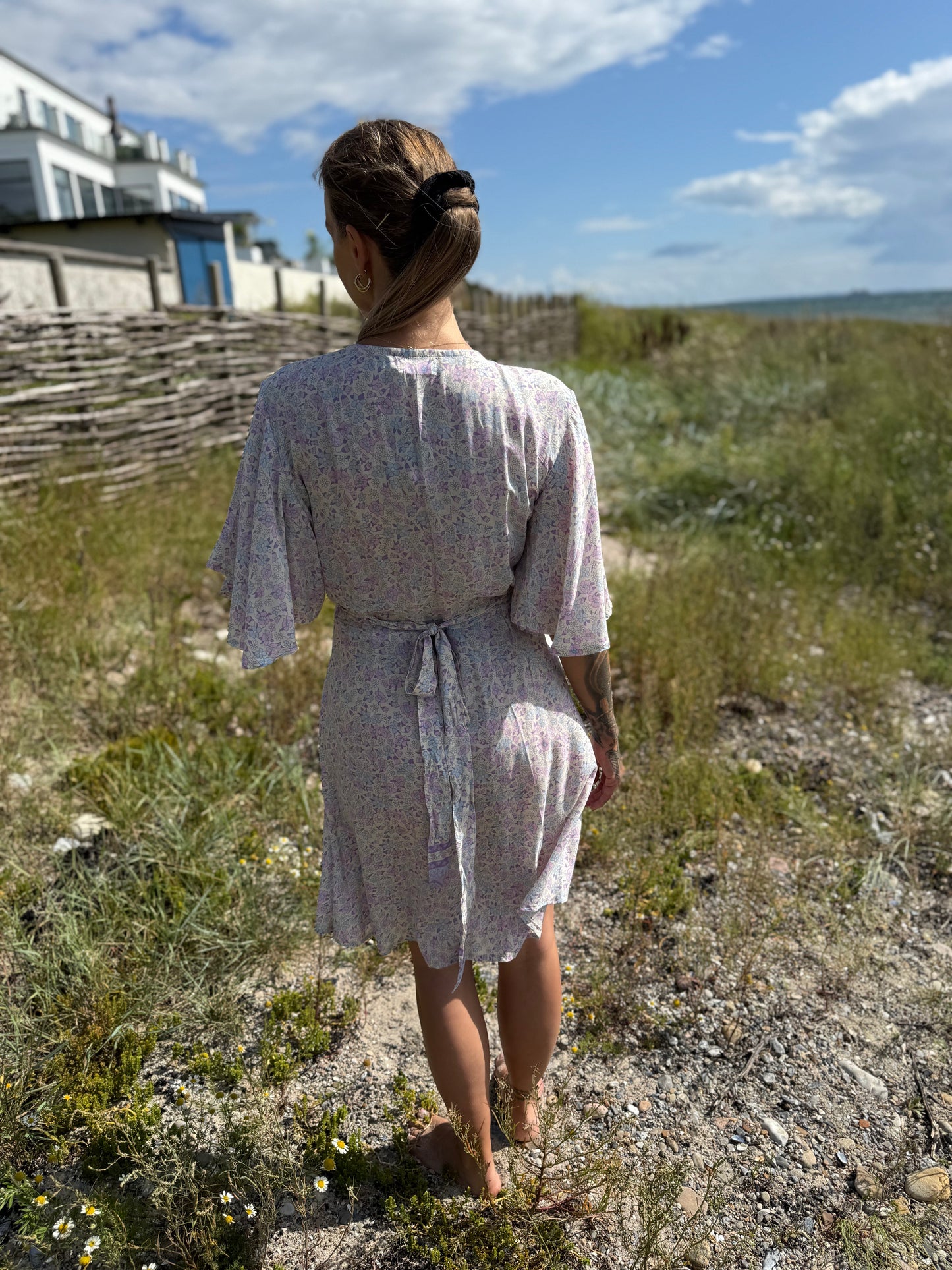 Kim Klänning kort kimono