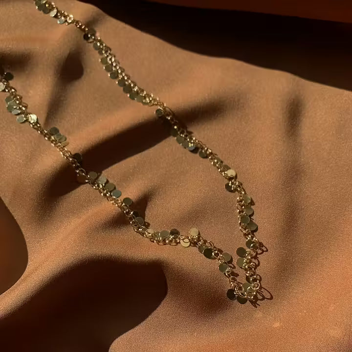 Petal Neck 90 cm guld