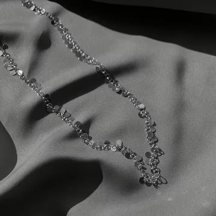 Petal neck 90 silver