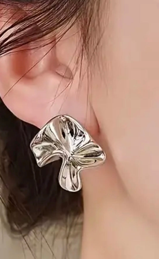 Flow Örhänge – Guld & Silver