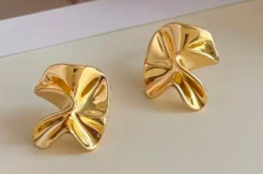 Flow Örhänge – Guld & Silver