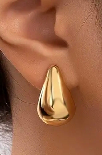 Drop Earrings Guld & Silver
