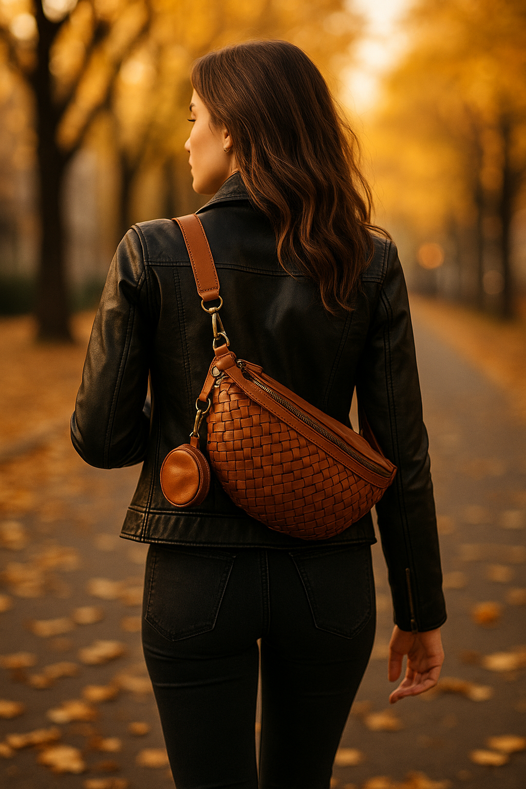 Ambra – handgjord italiensk läderväska