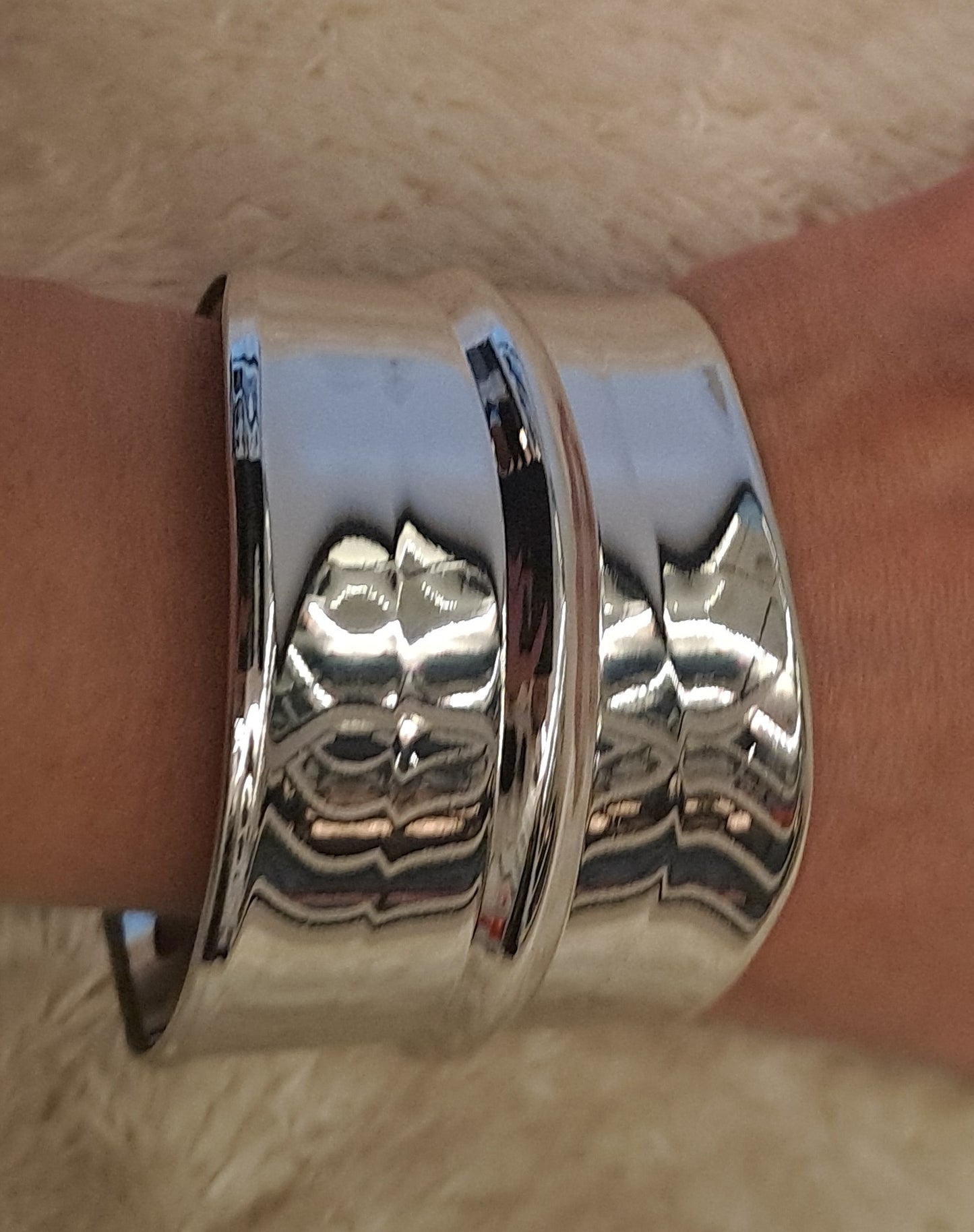 Armband Wave silver rostfritt stål