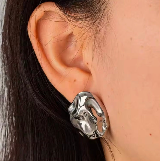 Big Wave Örhänge – Silver