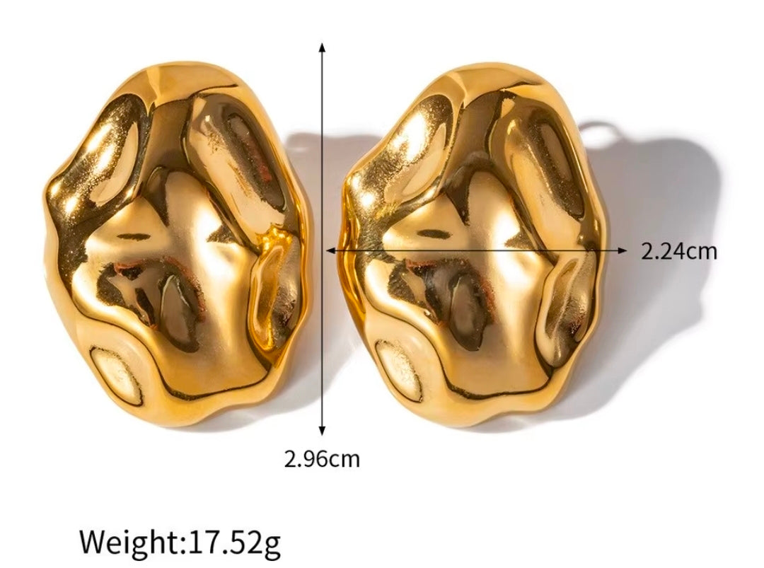 Big Wave Örhänge – Silver